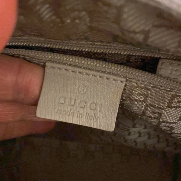 Gucci Logo Gray Top Handle Bag - Picture 6 of 12